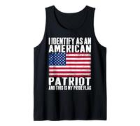 I Identify As An American Patriot This Is My Pride Flag Tank Top