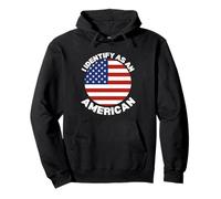 I Identify As An American USA Flag Constitution Day Pullover Hoodie