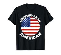 I Identify As an American USA Flag Constitution Day T-Shirt
