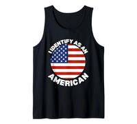 I Identify As an American USA Flag Constitution Day Tank Top