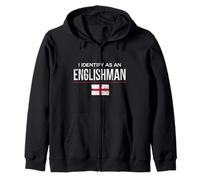 I Identify as an Englishman England Zip Hoodie