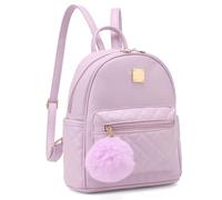 I IHAYNER Mini Backpack for Women & Girls, Plaid Vegan Leather Small Backpack Purse, Lightweight Travel Daypack with Multiple Pockets, Water-Resistant, Fits Tablet & Daily Essentials