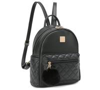 I IHAYNER Mini Backpack for Women & Girls, Plaid Vegan Leather Small Backpack Purse, Lightweight Travel Daypack with Multiple Pockets, Water-Resistant, Fits Tablet & Daily Essentials