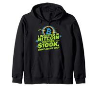 I invested in bitcoin before 100k, HODL bitcoin crypto Zip Hoodie