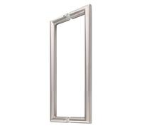 i IRONMONGERY SOLUTIONS Stainless Steel Mitred Pull Handle, 19mm Diameter, for Cabinets, Drawers, Cupboards and Wardrobes, Modern Style (19mm Dia., 300mm Centres, Back to Back)