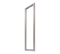 i IRONMONGERY SOLUTIONS Stainless Steel Mitred Pull Handle, 19mm Diameter, for Cabinets, Drawers, Cupboards and Wardrobes, Modern Style (19mm Dia., 600mm Centres, Back to Back)