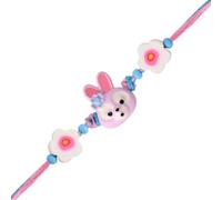 I Jewels Fancy Cartoon Kids Rakhi With Roli Chawal & Rakshabandhan Card for New Born Baby Boys/Bro/Brother/Bhai (R203), Free Size, No Gemstone