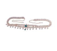 I Jewels Gold Plated Indian Wedding Bollywood Kundan Studded Kamarband/Belly Chain for Women (B027-28), M, Alloy (Gold-plated), No Gemstone