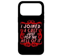 I joined a cult just for the hell Gothic 666 Satanist Satan Case for iPhone 17 Pro Max