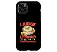 I Judge Chowder On Its Roux-damentals Funny Chef Pun Case for iPhone 11 Pro