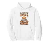 I Judge People By Their Grilled Cheese Funny Pullover Hoodie