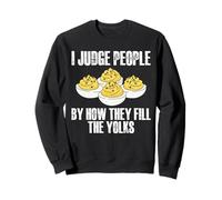 I Judge People Deviled Egg Thanksgiving Sweatshirt