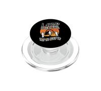 I jump like a girl try to keep up Women PopSockets PopGrip for MagSafe