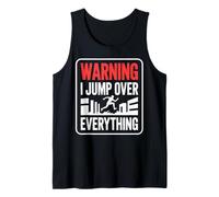 I Jump Over Freerunner Urban Gymnastic Running Parkour Tank Top