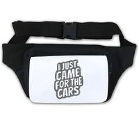 I Just Came for The Cars Sketch Waist Bag Fanny Pack White