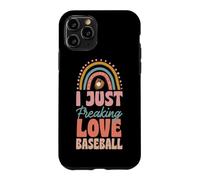 I Just Freaking Love Baseball Bohemian Rainbow Trendy Boho Case for iPhone 11 Pro