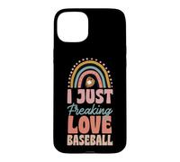 I Just Freaking Love Baseball Bohemian Rainbow Trendy Boho Case for iPhone 15 Plus