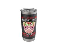 I Just Freaking Love Pigs Ok? Stainless Steel Insulated Tumbler
