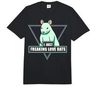 I just Freaking Love Rats - Rat Costume Mouse Rat Comfort Colors Adult Heavyweight T-Shirt