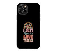I Just Freaking Love Tabbies Bohemian Rainbow Trendy Boho Case for iPhone 11 Pro