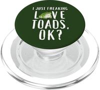 I Just Freaking Love Toads Amphibian Nature Lover Wildlife PopSockets PopGrip for MagSafe