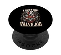 I Just Got A New Valve Job Open Heart Surgery Car Mechanic PopSockets Adhesive PopGrip