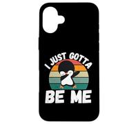 I just gotta be me cute Penguin Lover Dabbing Penguin fun Case for iPhone 16 Plus