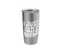 I Just Had 2 Beers Drunk Lying Quotes |- Stainless Steel Insulated Tumbler