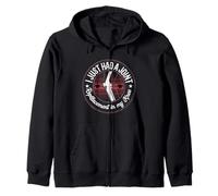 I Just Had A Joint Replacement Surgery In My Knee Recovery Zip Hoodie