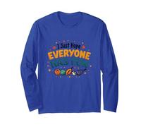 I Just Hope Everyone Has Fun - Sports Lover's Mantra Long Sleeve T-Shirt, Adult Unisex, Royal Blue, XL