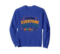I Just Hope Everyone Has Fun - Sports Lover's Mantra Sweatshirt, Adult Unisex, Royal Blue, M