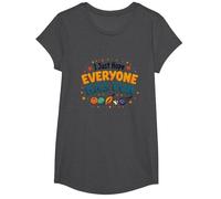 I Just Hope Everyone Has Fun - Sports Lover's Mantra T-Shirt, Girls, Dark Heather Grey, Medium