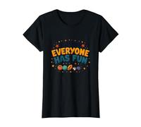 I Just Hope Everyone Has Fun - Sports Lover's Mantra T-Shirt, Women, Black, 3XL