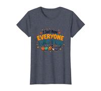 I Just Hope Everyone Has Fun - Sports Lover's Mantra T-Shirt, Women, Heather Blue, S
