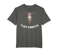I just like donkey´s funny donkey farmer or rider T-Shirt