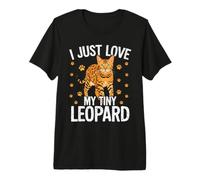 I Just Love My Tiny Leopard Bengal Cat Premium T-Shirt