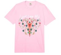 I Just Love My Vagina Vintage Floral Woman Uterus Comfort Colors Adult Heavyweight T-Shirt