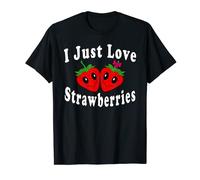 I Just Love Strawberries Funny Costume T-Shirt
