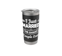 I Just Married The Coolest Couple Ever Wedding Officiant Stainless Steel Insulated Tumbler