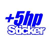 I Just Need +5hp You Know Sticker Vinyl Decal Car Sticker Truck Window(Blue,30X17.6CM)