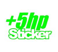 I Just Need +5hp You Know Sticker Vinyl Decal Car Sticker Truck Window(Green,30X17.6CM)