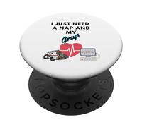 I just need a nap and my Greys graphic PopSockets Adhesive PopGrip