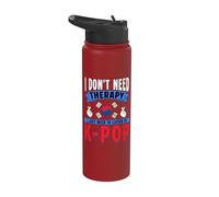 I Just Need to Listen to K-Pop Korean Pop K Pop Music Stainless Steel Insulated Water Bottle