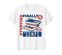 I Just Passed The Comps Exam pHd Doctor Studying Books T-Shirt