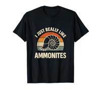 I Just Really Like Ammonites Cute Fossil Hunter Paleontology T-Shirt