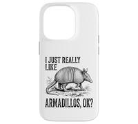 I Just Really Like Armadillos Ok? Vintage Sketch Case for iPhone 14 Pro