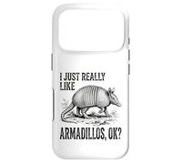 I Just Really Like Armadillos Ok? Vintage Sketch Case for iPhone 17 Pro