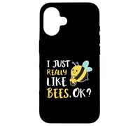 I Just Really Like Bees OK Cute Honey Bee Lover Case for iPhone 16