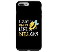 I Just Really Like Bees OK Cute Honey Bee Lover Case for iPhone 7 Plus/8 Plus