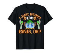 I Just Really Like Birds OK for a Bird Watcher Value Graphic T-Shirt, Men, Black, S
